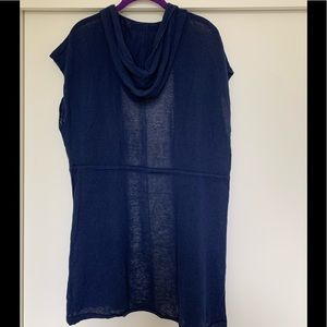 Anthropologie Sparrow sleeveless hooded cardigan